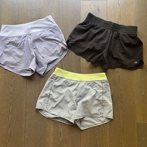 Athleta, Gap, Old Navy Shorts Bundle - Gray, Black, Light Purple